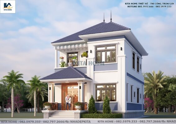 Biệt thự 2 tầng mái Nhật