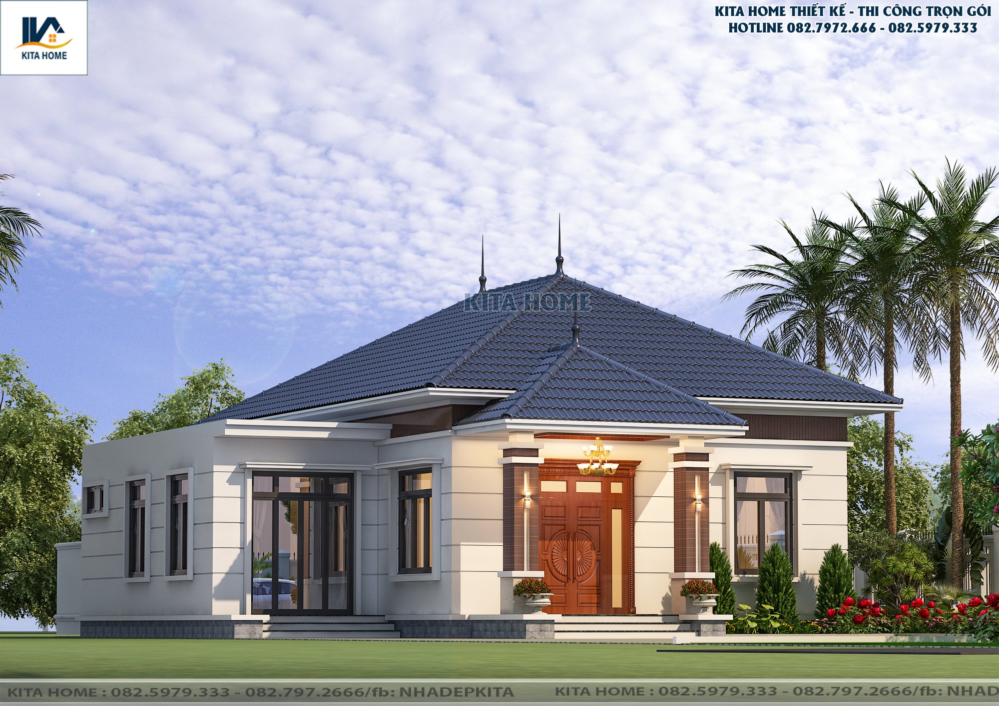 Biệt thự mái Thái