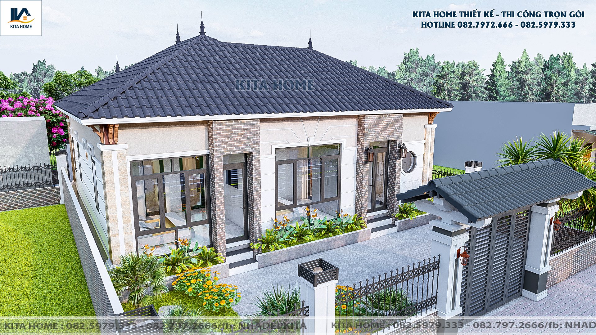 Nhà vườn mái Nhật