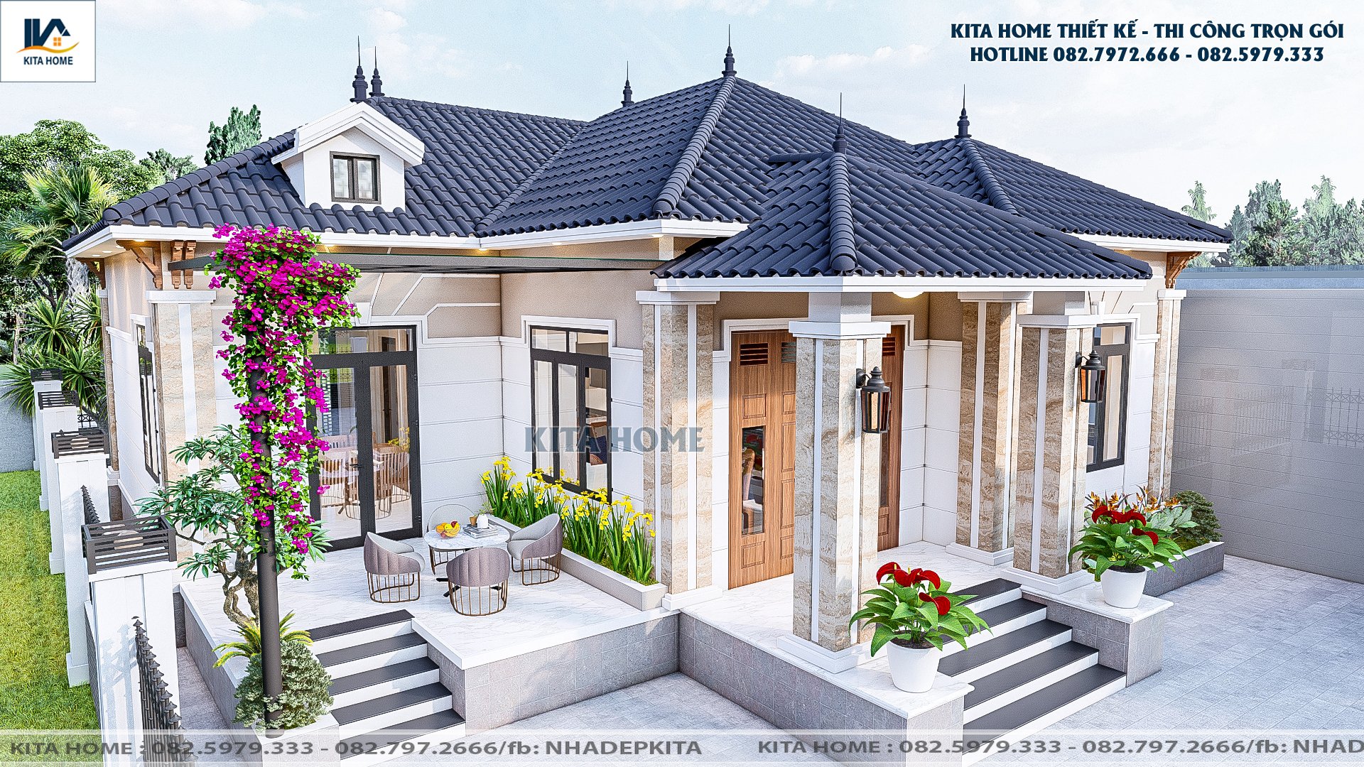 Nhà vườn mái Nhật