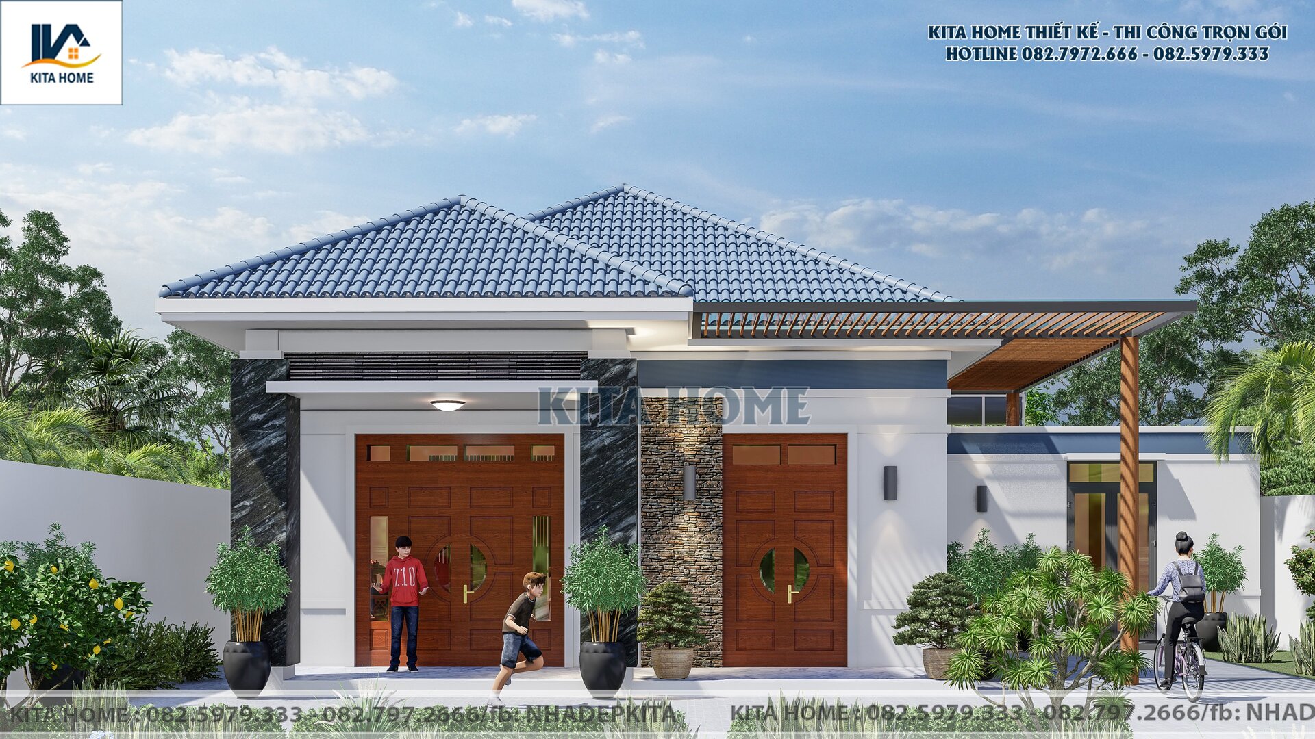 Nhà vườn mái Nhật