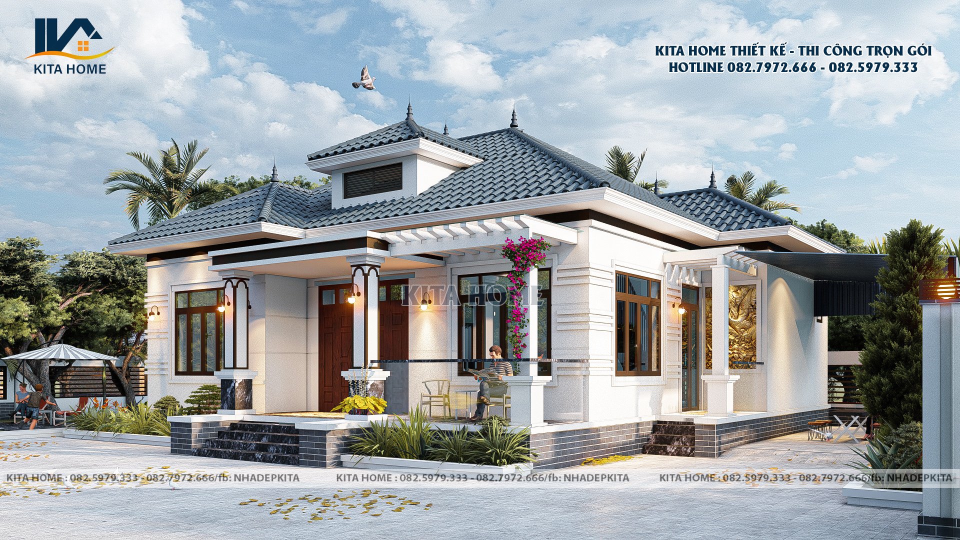 Nhà vườn mái Nhật
