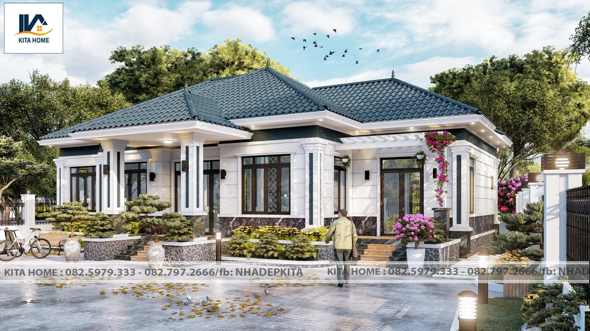 Nhà vườn mái Nhật