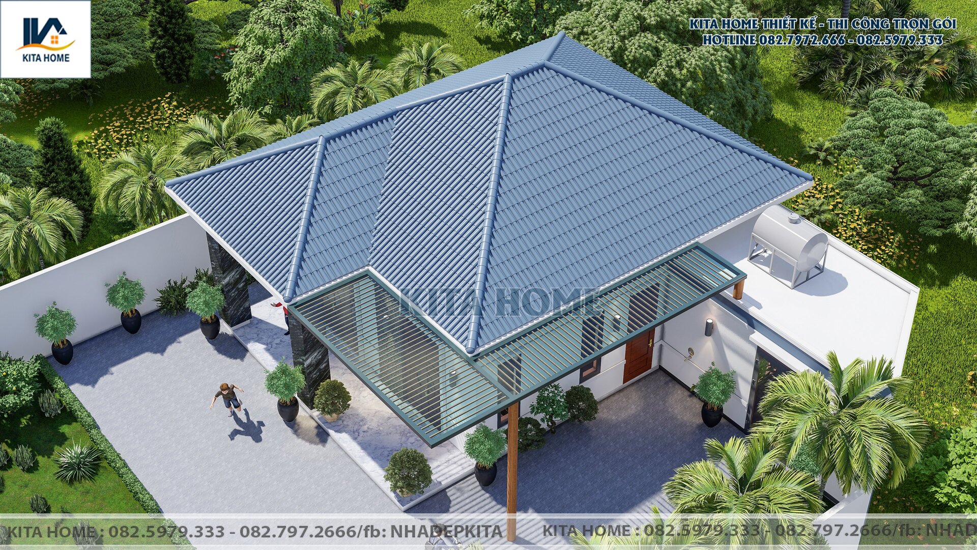 Nhà vườn mái Nhật