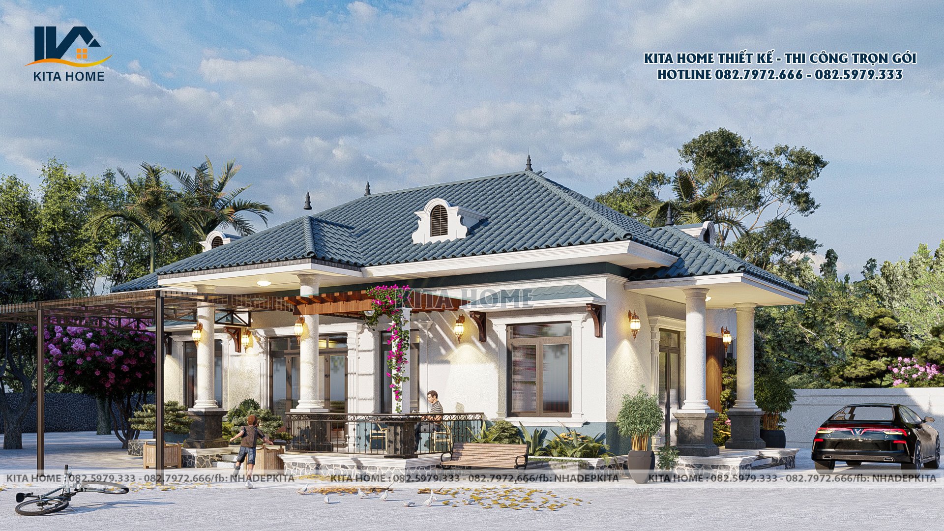 Nhà vườn mái Nhật