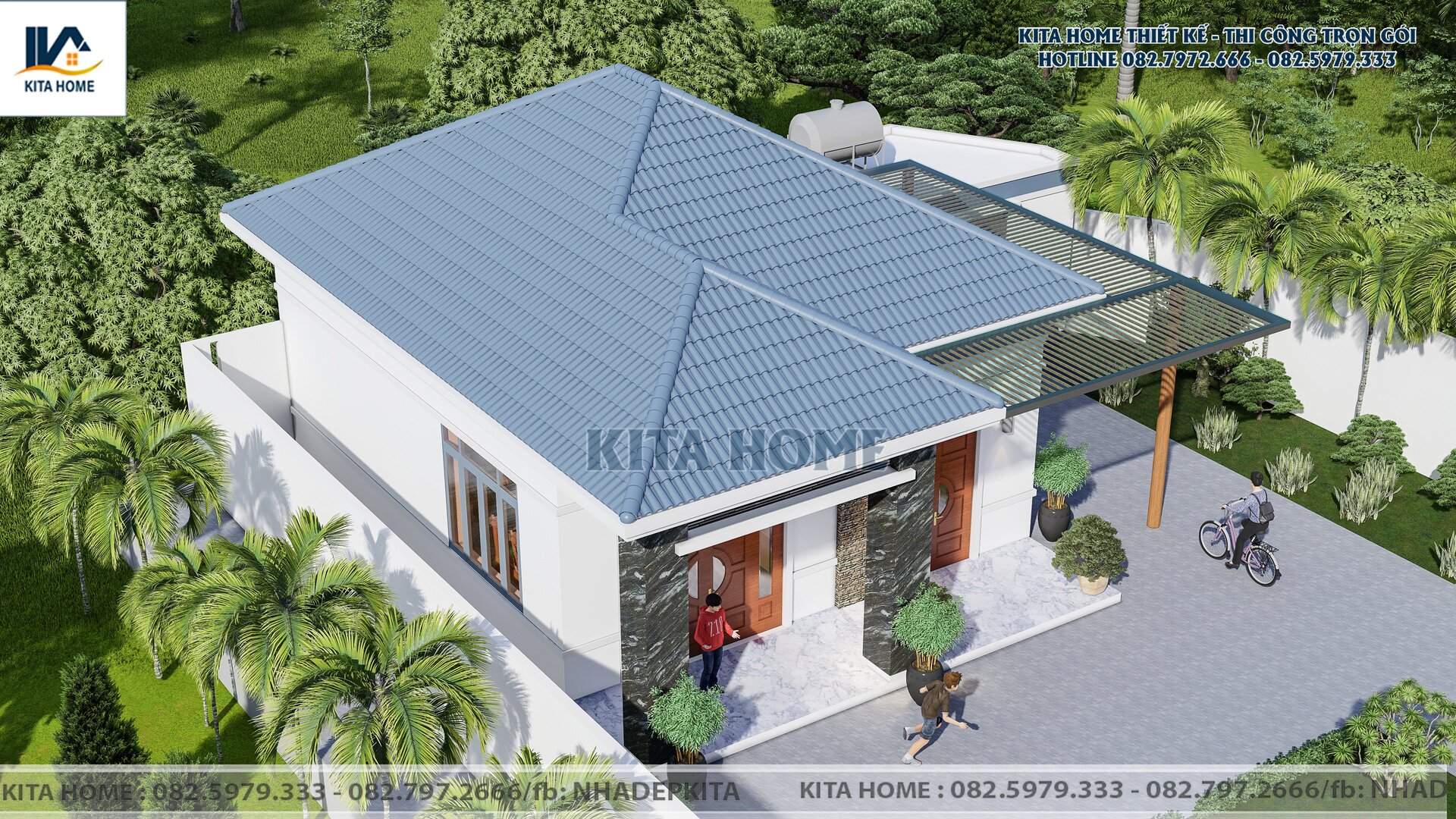 Nhà vườn mái Nhật