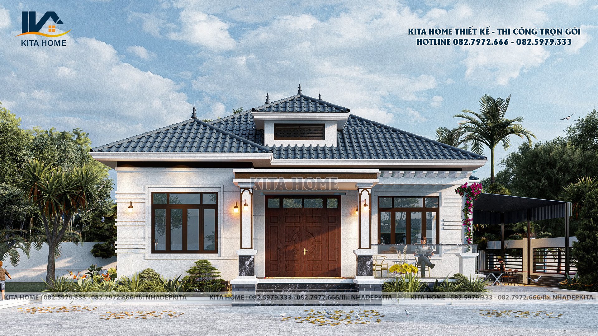 Nhà vườn mái Nhật