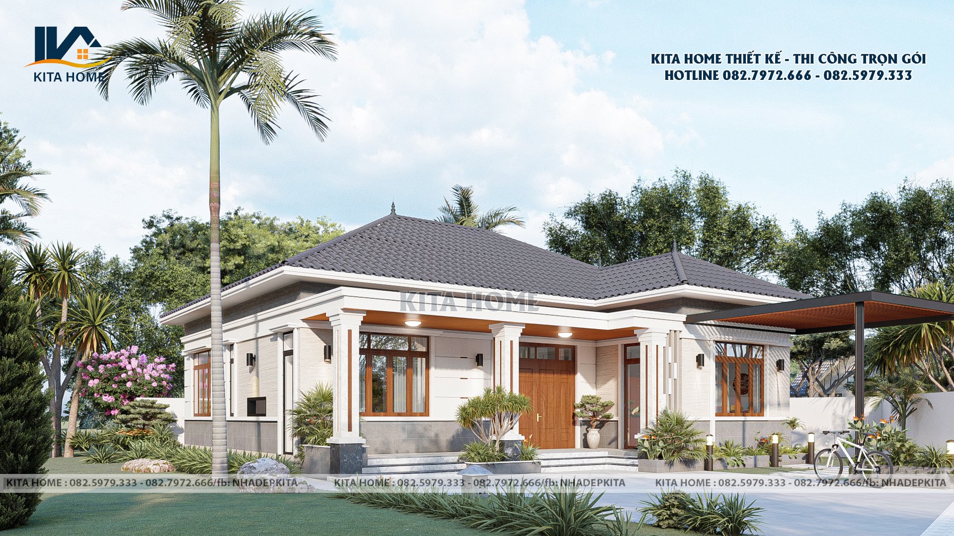 Nhà vườn mái Nhật