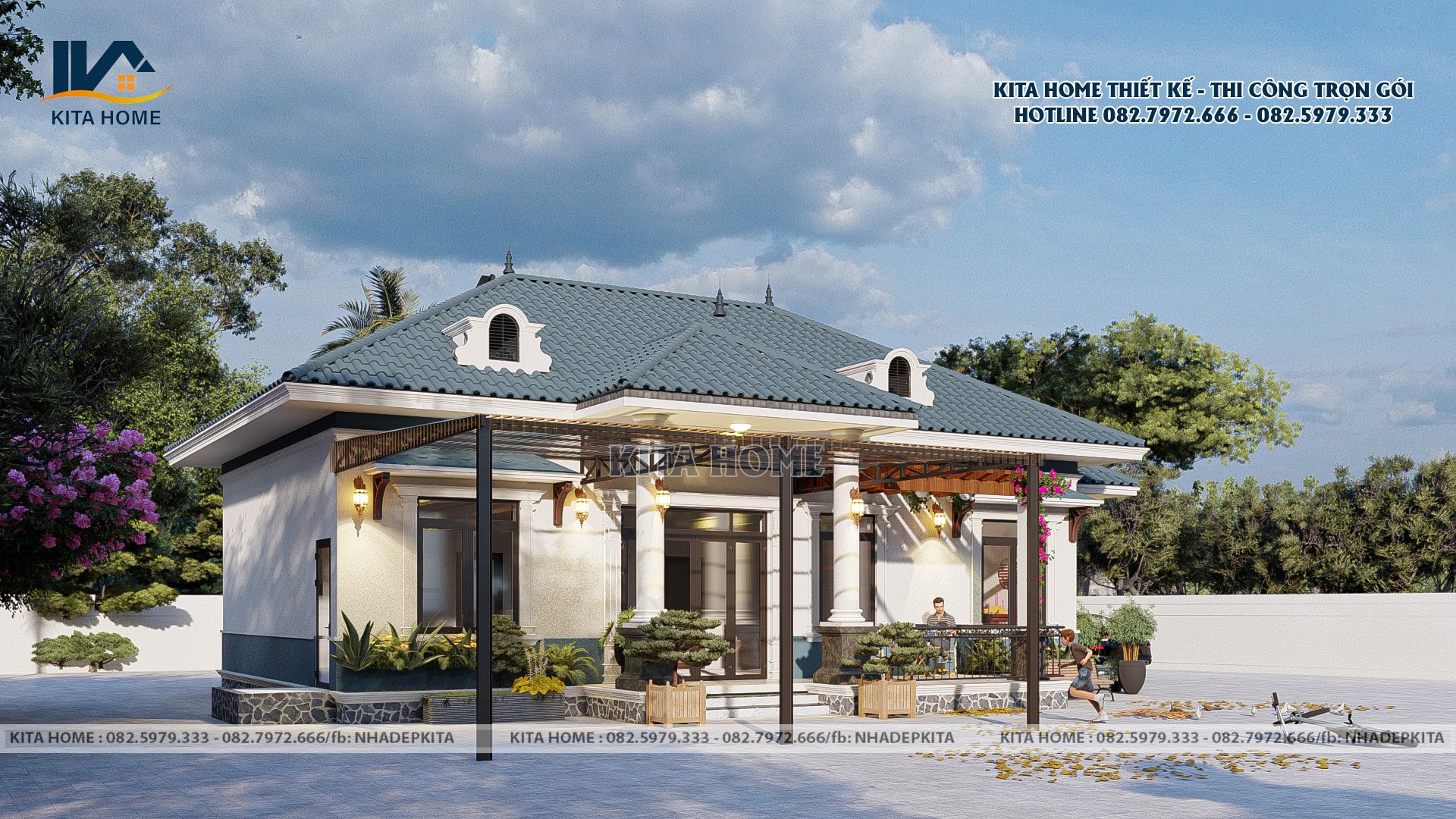 Nhà vườn mái Nhật
