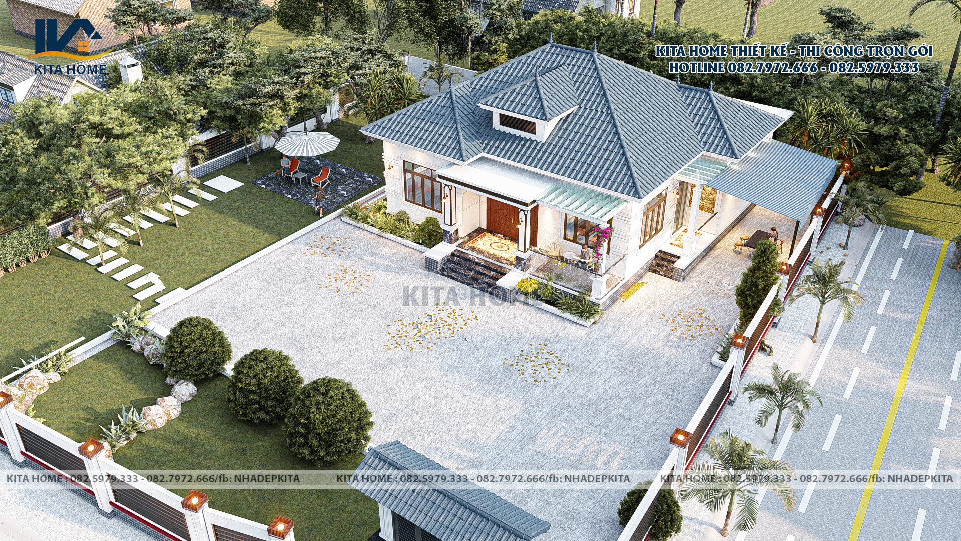 Nhà vườn mái Nhật