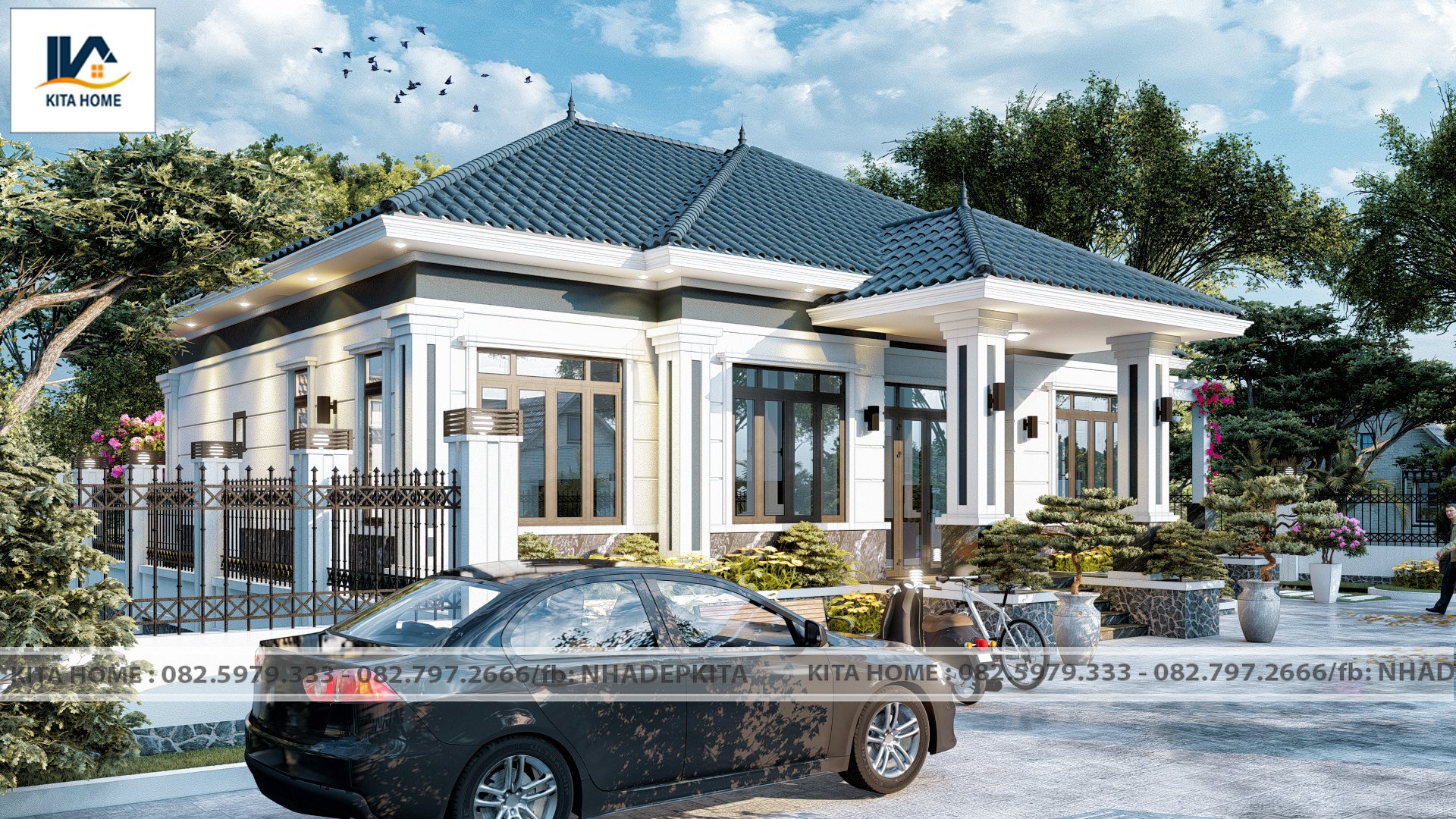 Nhà vườn mái Nhật
