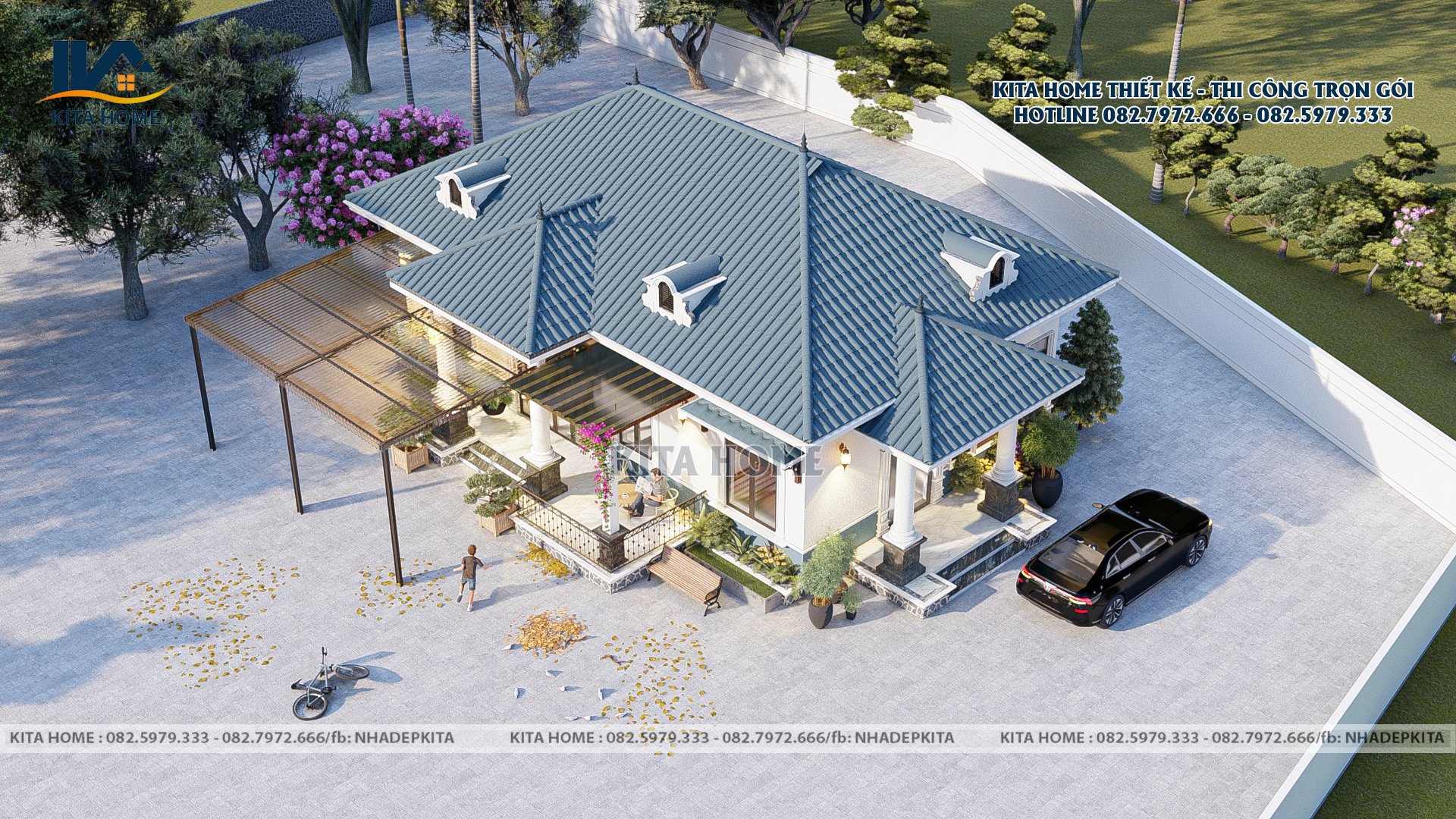 Nhà vườn mái Nhật