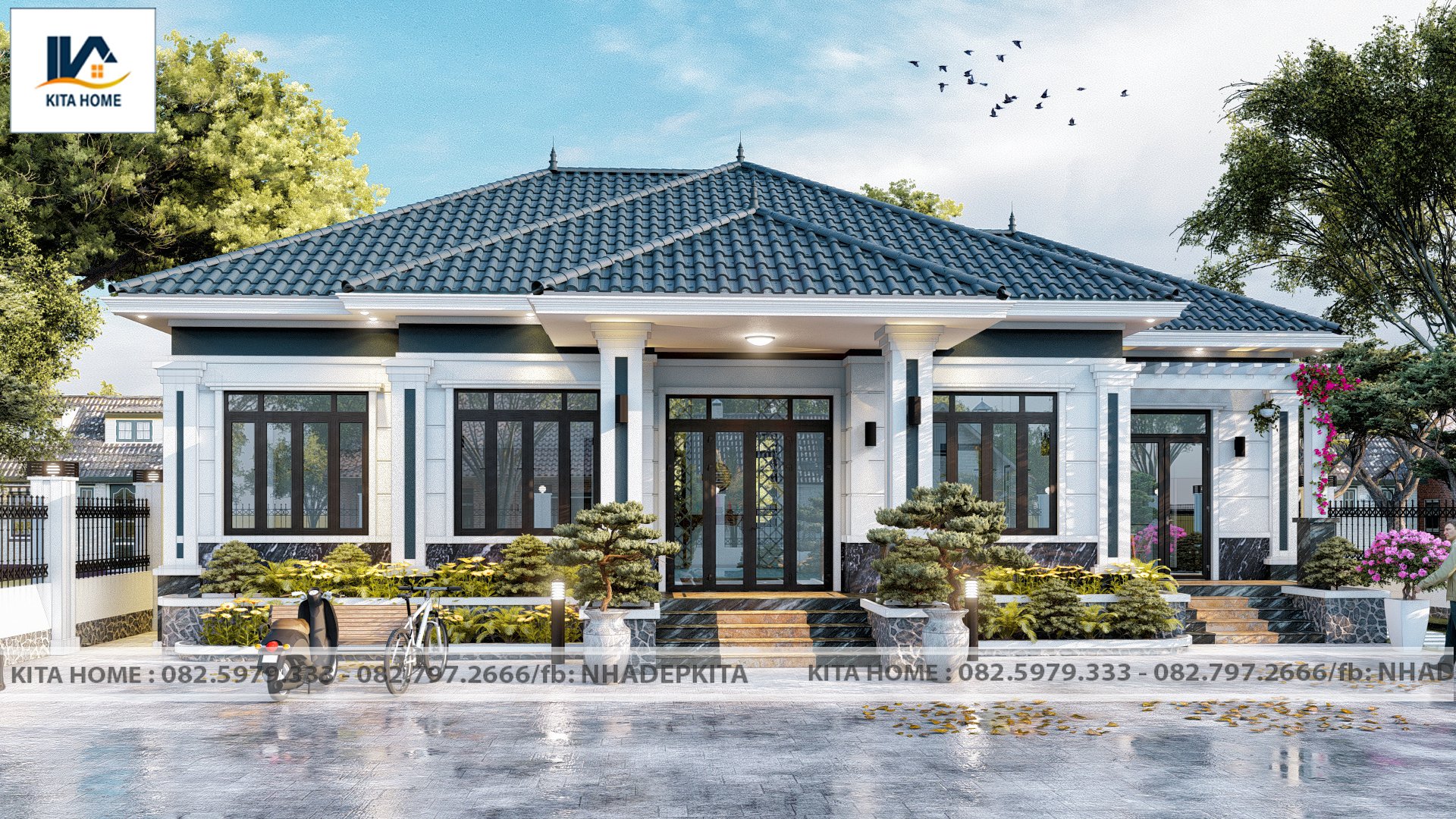 Nhà vườn mái Nhật
