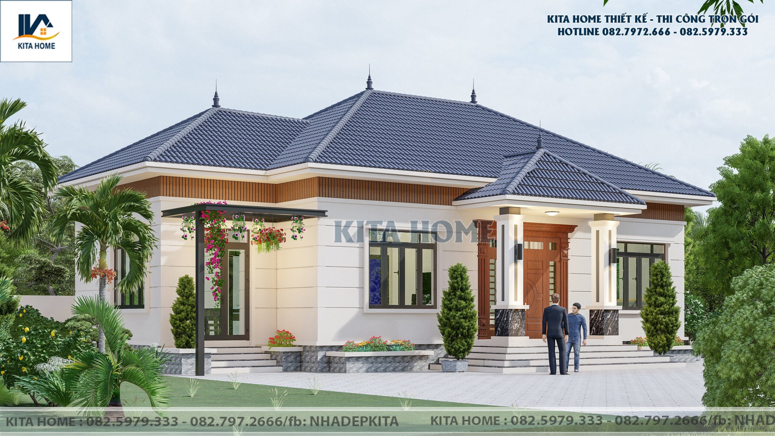 Nhà vườn mái Nhật
