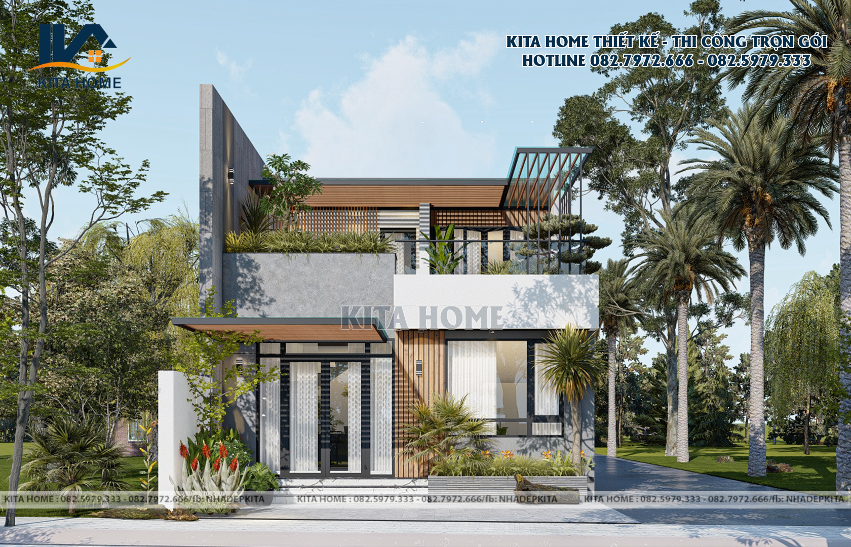 nhà 2 tầng