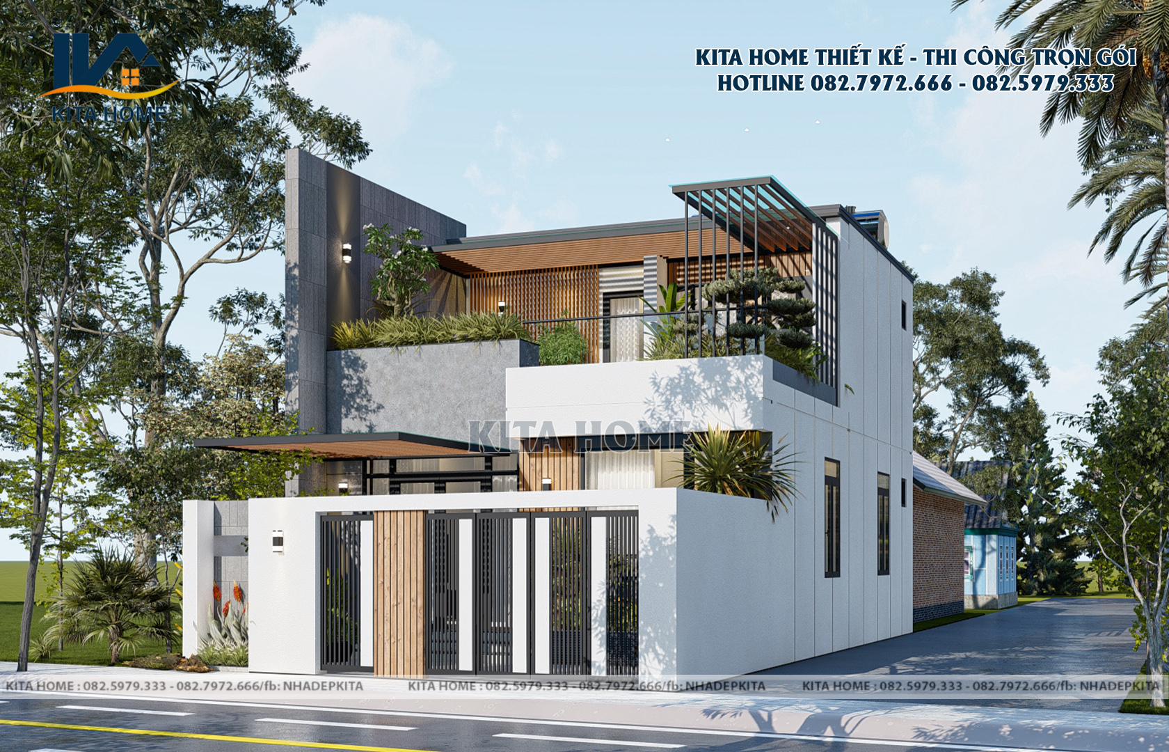 nhà 2 tầng