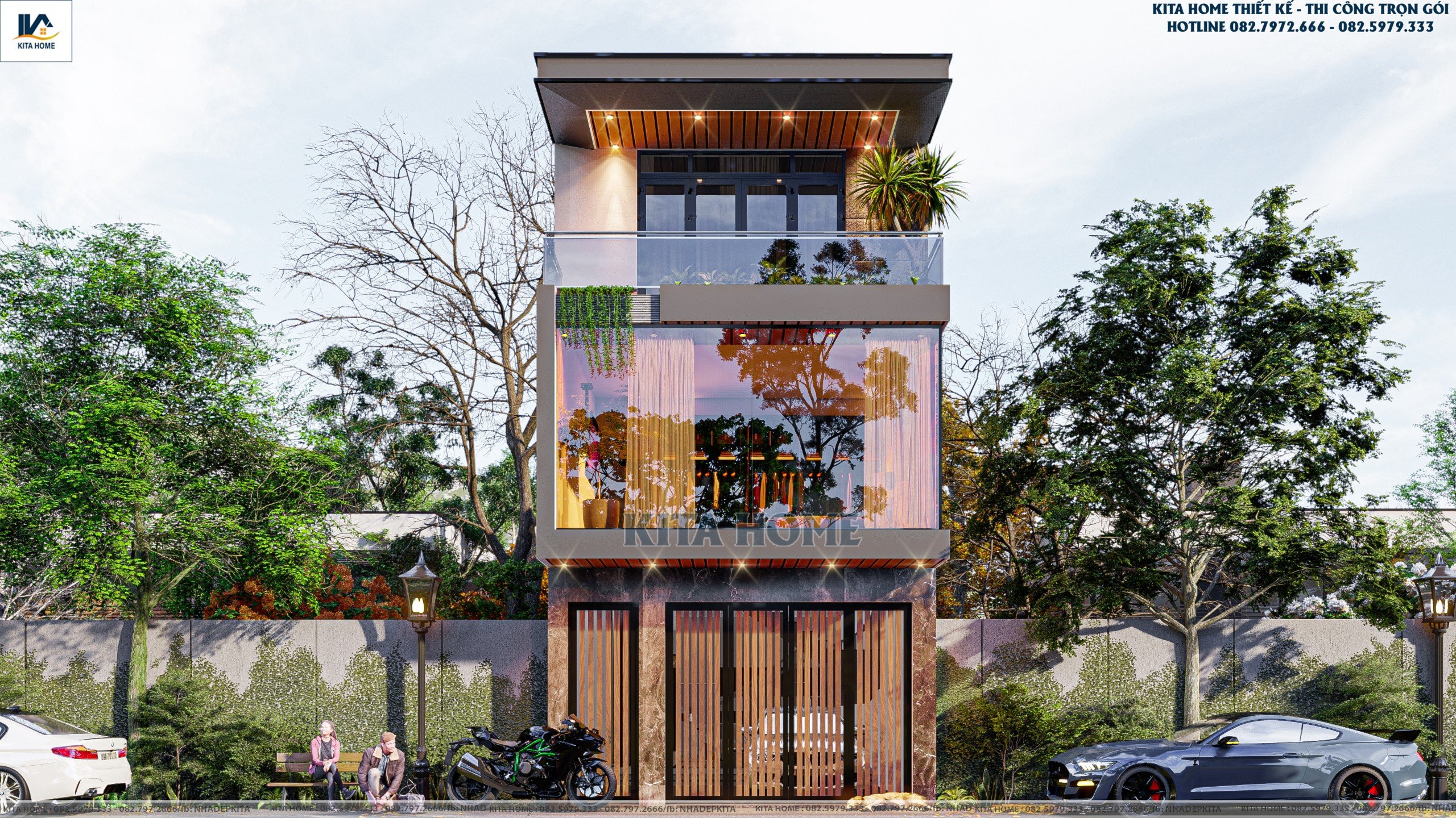nhà 3 tầng