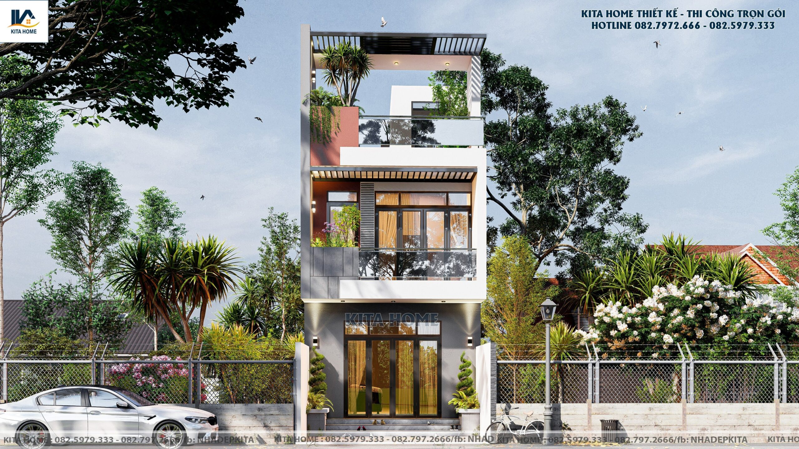 nhà 3 tầng