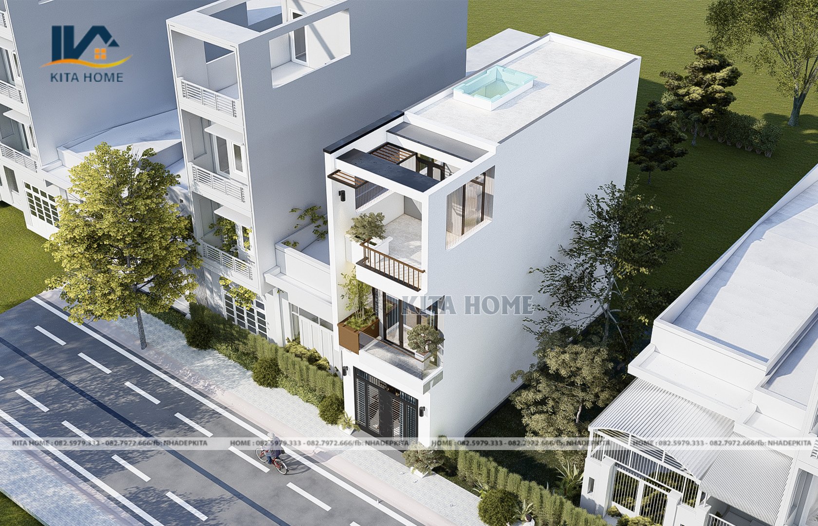 nhà 3 tầng 