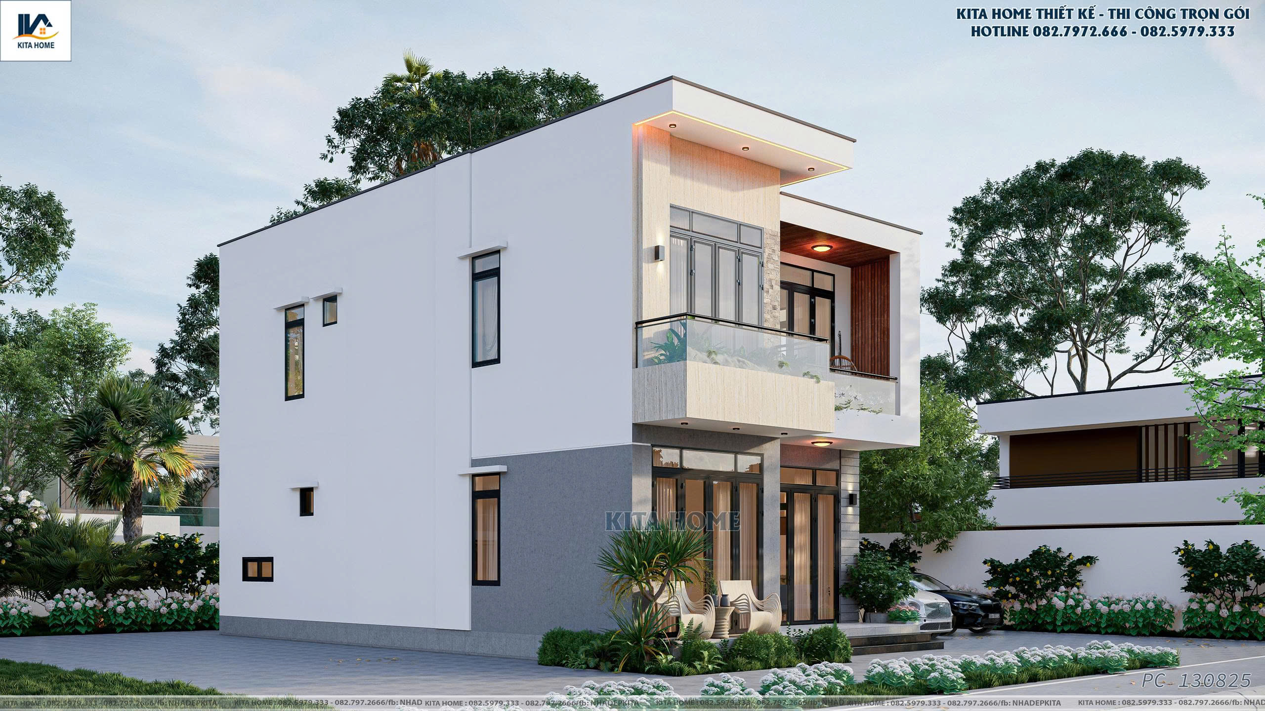 nhà phố 2 tầng