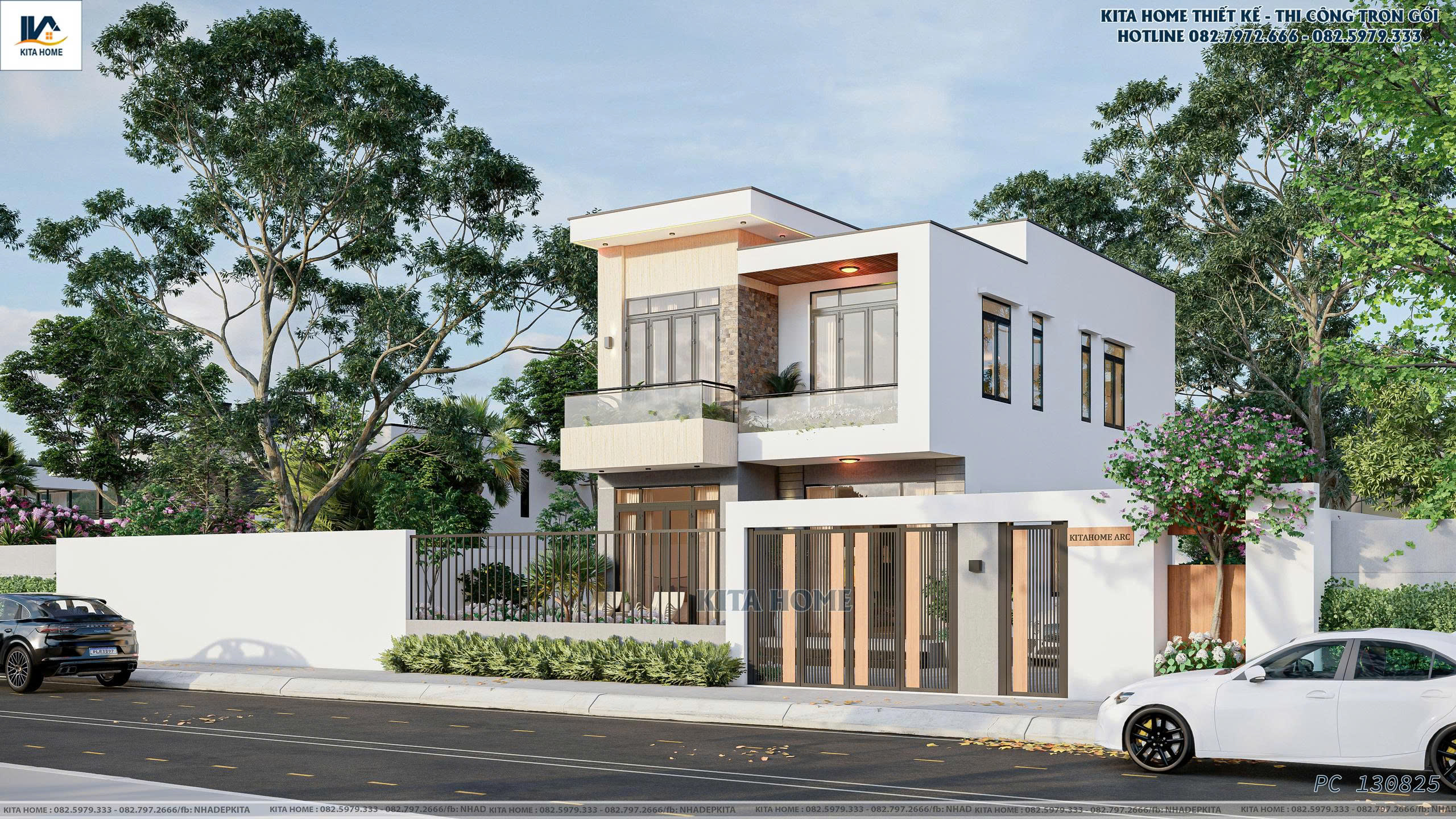 nhà phố 2 tầng