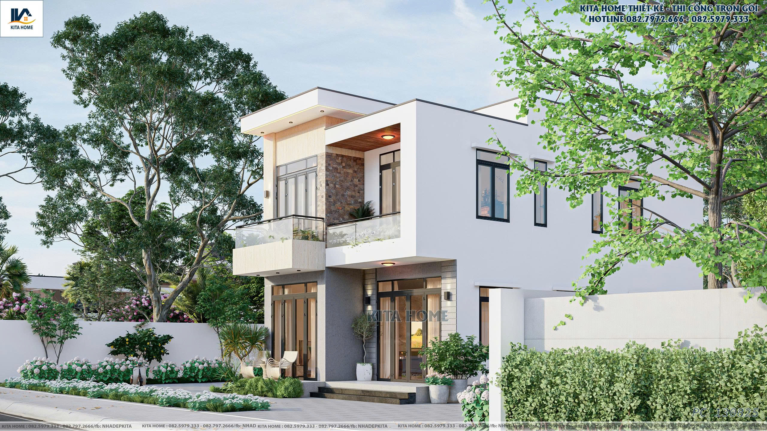 nhà phố 2 tầng