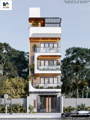 nhà phố 3 tầng 1 tum