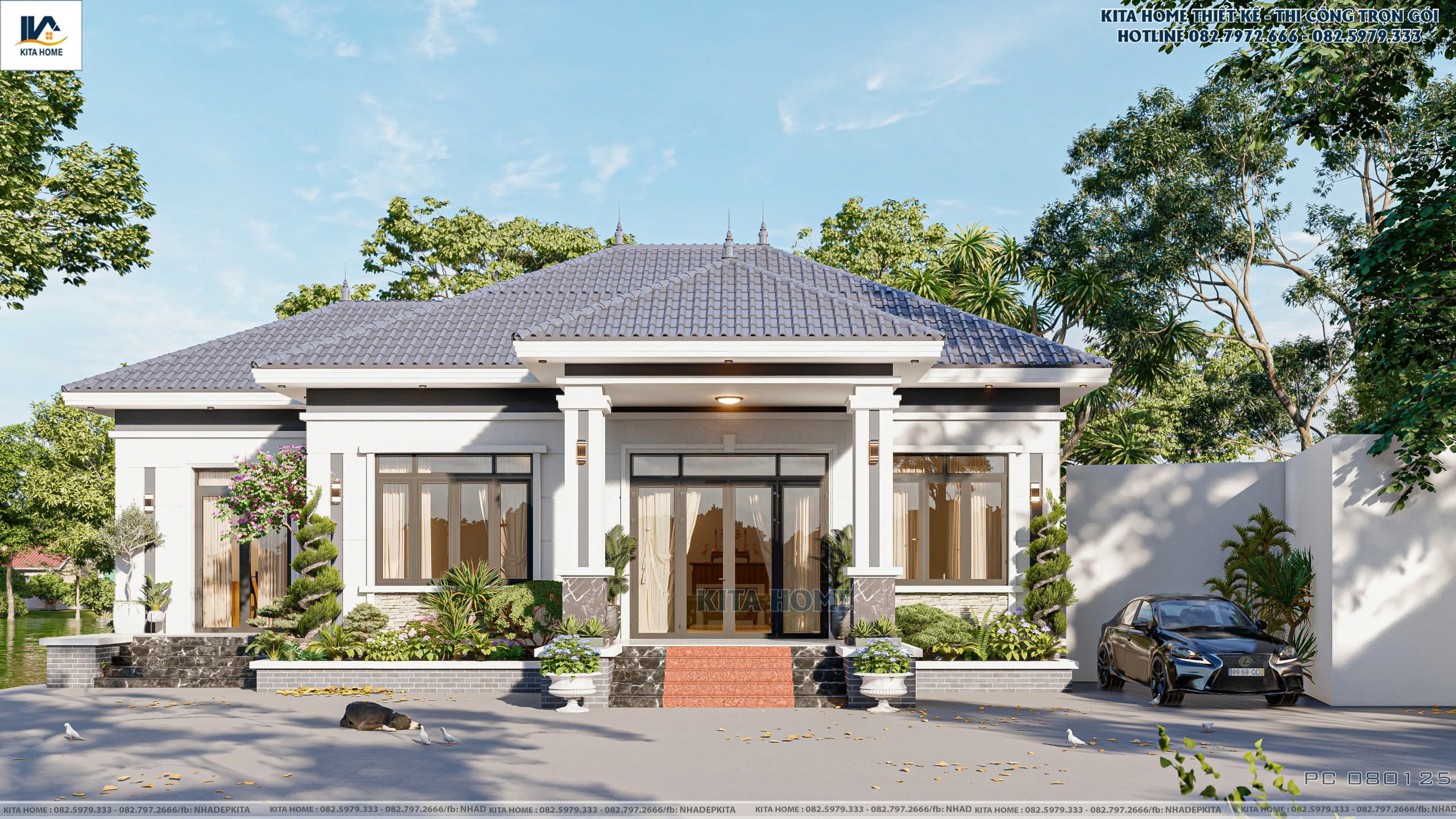 Nhà vườn mái Nhật