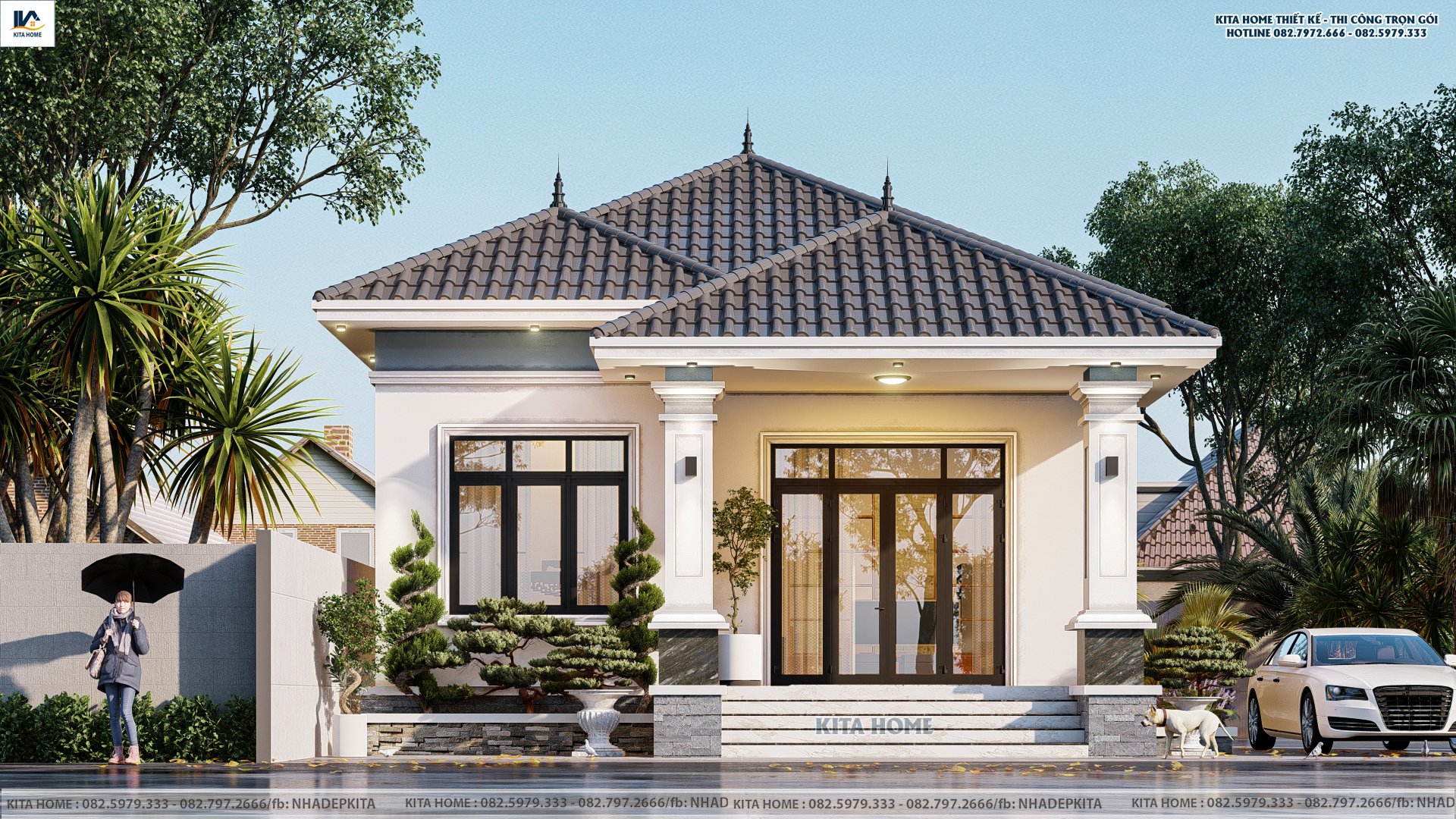 Nhà vườn mái Nhật