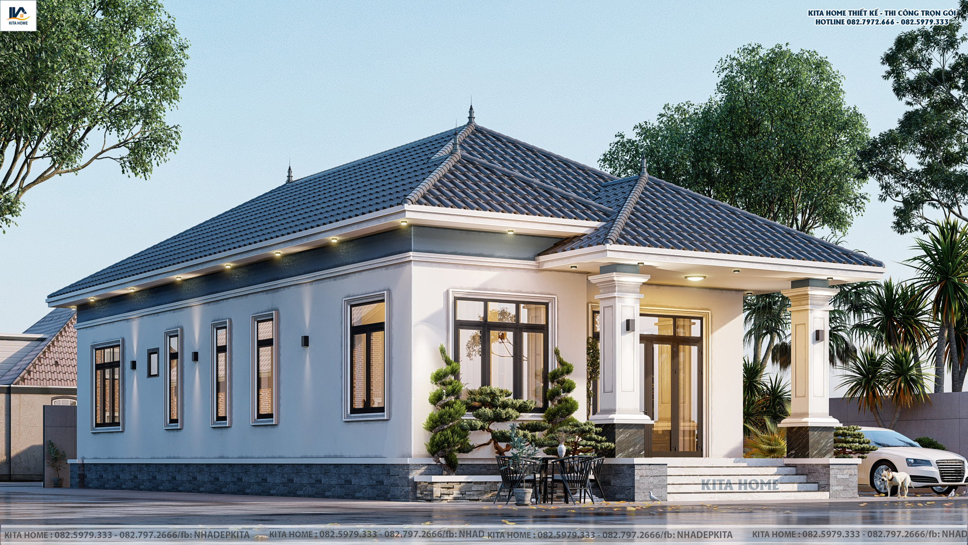 Nhà vườn mái Nhật