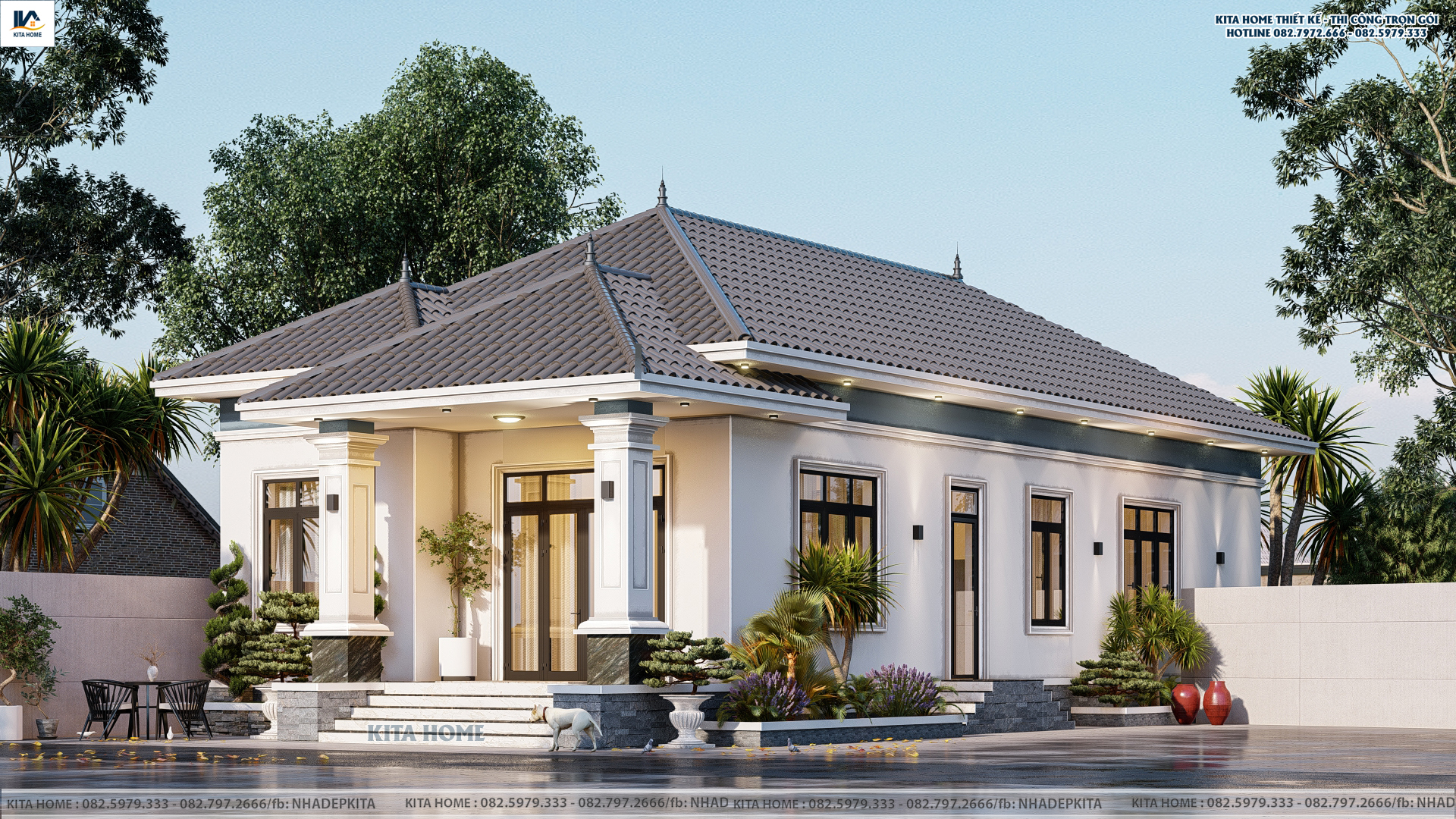 Nhà vườn mái Nhật