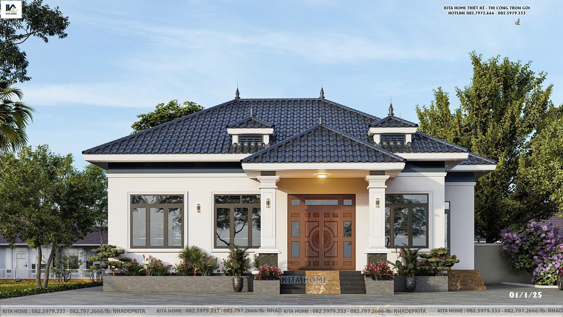 Nhà vườn mái Nhật Hải Phòng