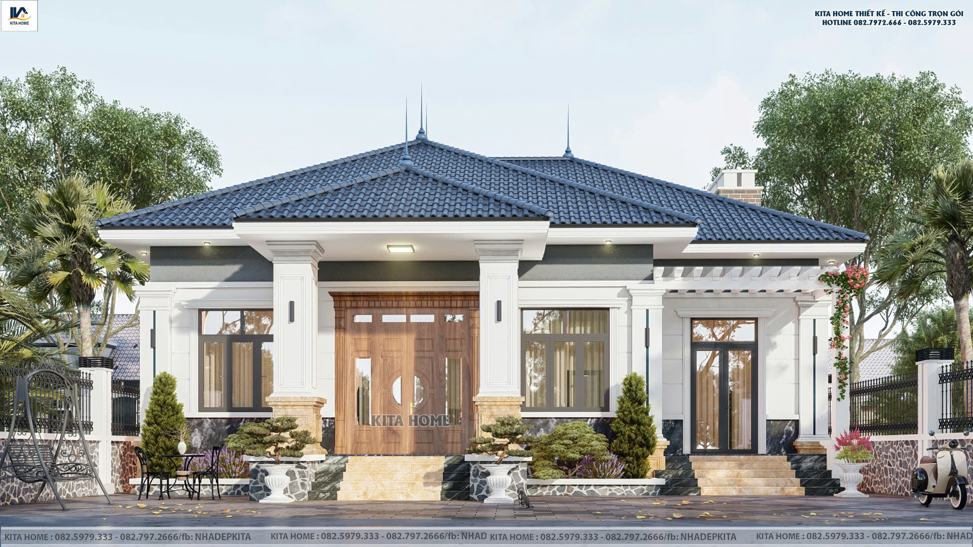 Nhà vườn mái Nhật cô Ngoan Hải Dương 