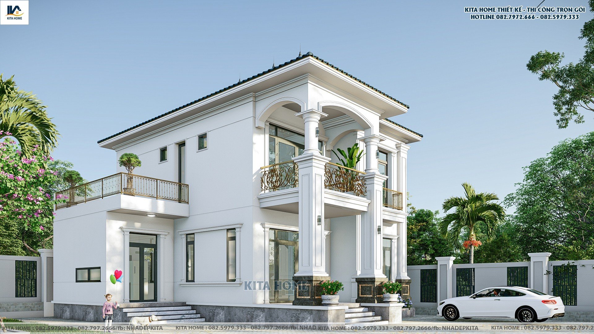 Biệt thự 2 tầng