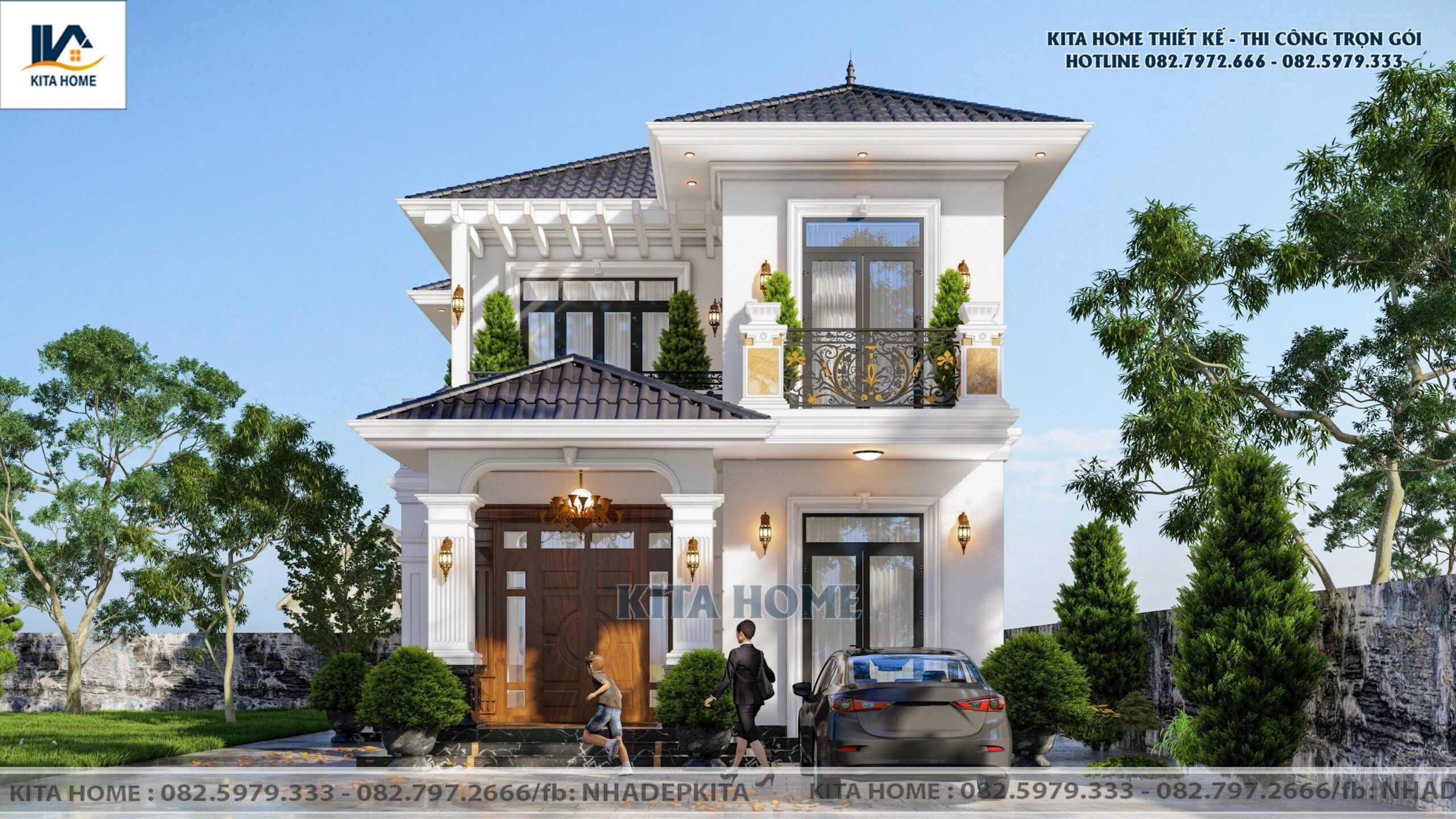 Biệt thự 2 tầng