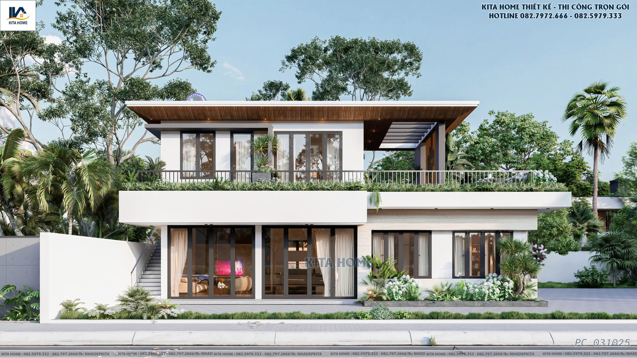 Nhà phố 2 tầng
