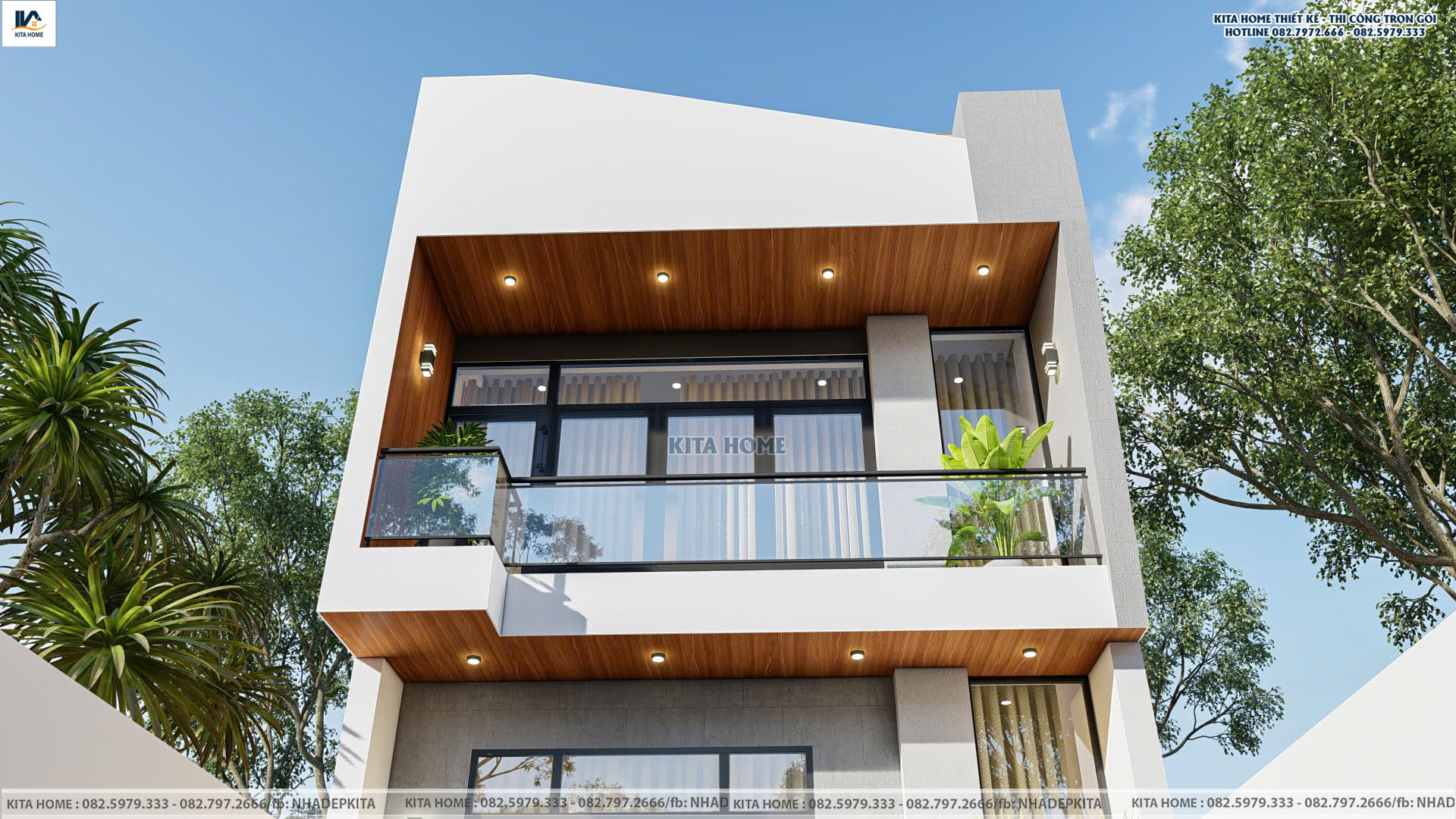 Nhà phố 2 tầng