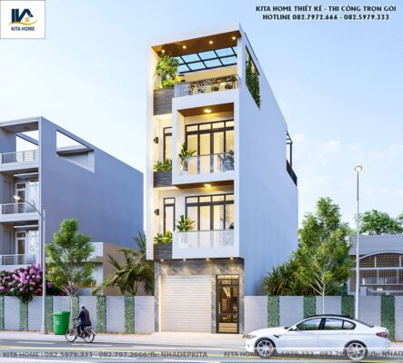 Nhà phố 4 tầng anh Trọng Đan Phượng, Hà Nội