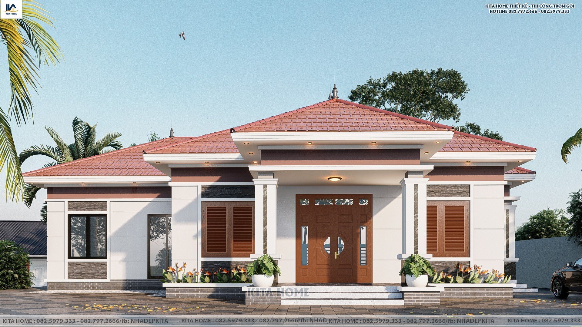Nhà vườn mái Nhật