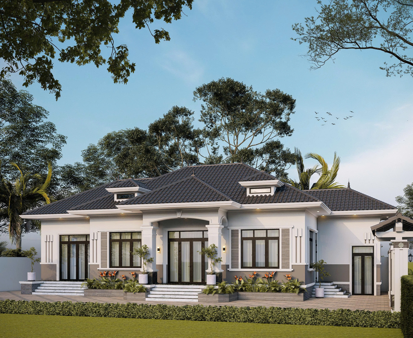 Nhà vườn mái Nhật