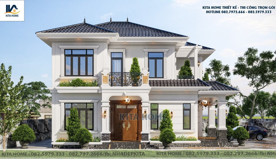 2 tầng mái Nhật