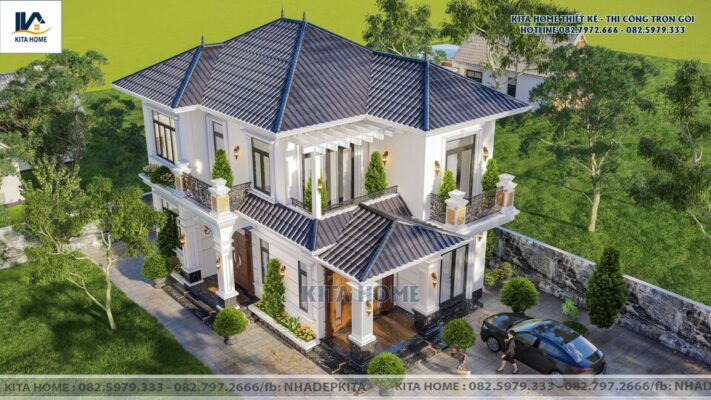 2 tầng mái Nhật