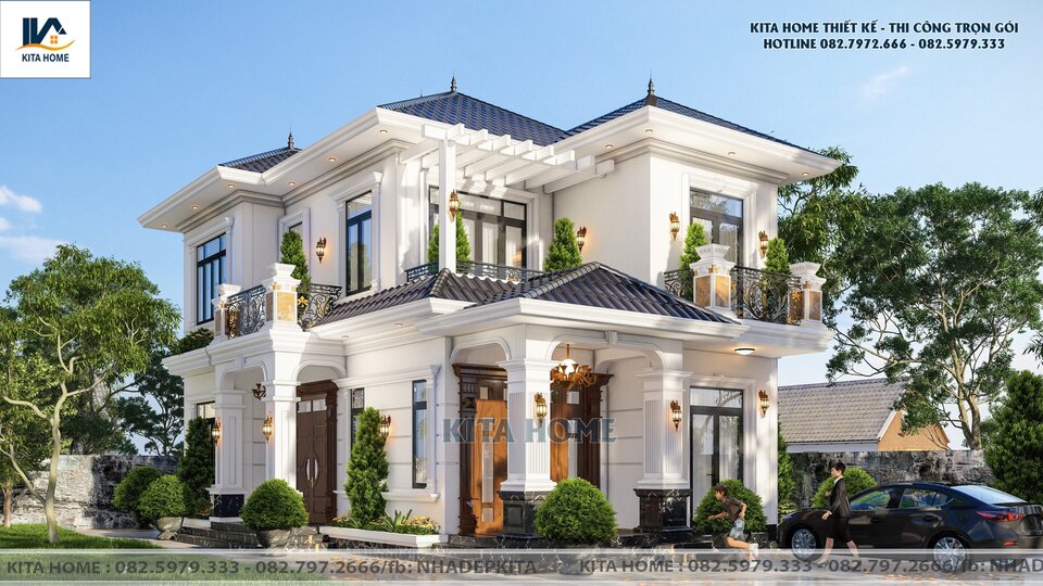 2 tầng mái Nhật
