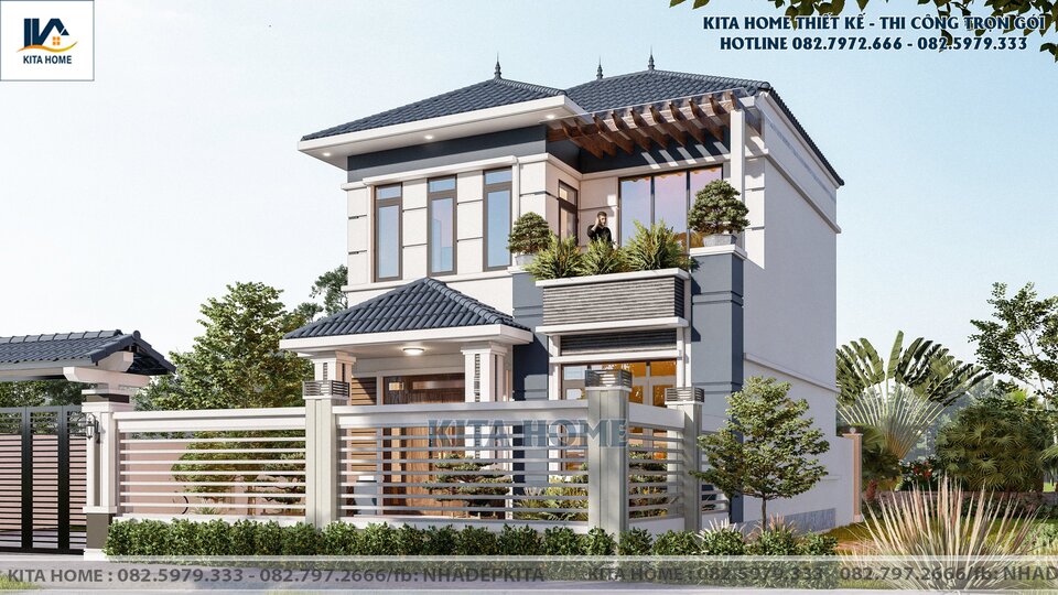 2 tầng mái Nhật