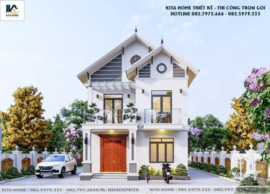 Nhà mái thái 2 tầng
