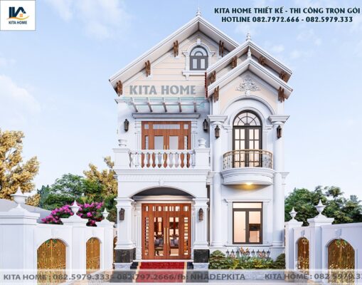 Nhà 2 tầng mái Thái