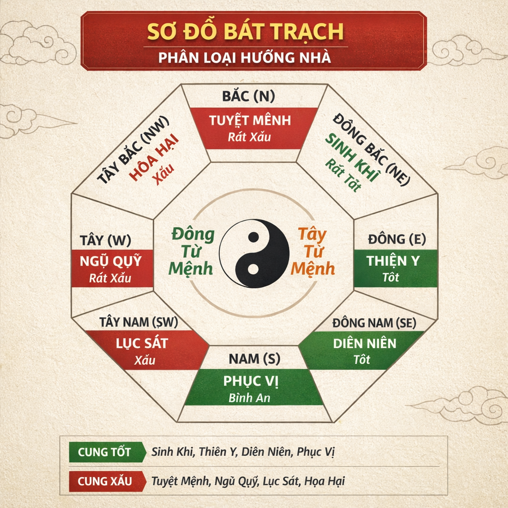 Sơ đồ bát trạch
