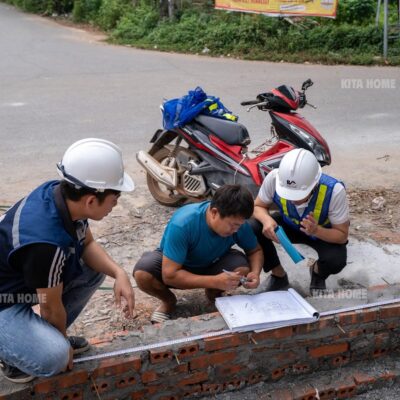 Đường đâm thằng vào nhà mẫu nhà xây đón tài lộc