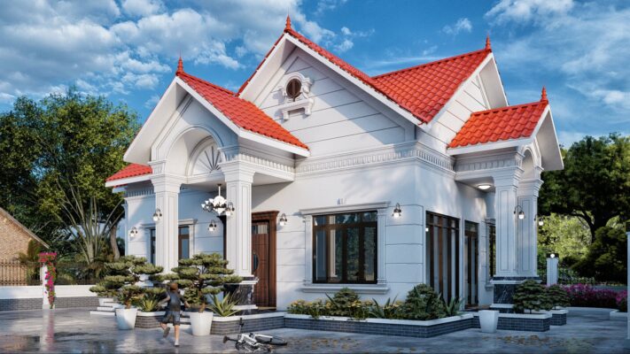 Nhà vườn mái Thái cấp 4