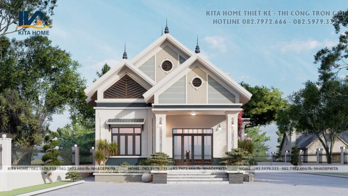 Nhà vườn mái Thái cấp 4
